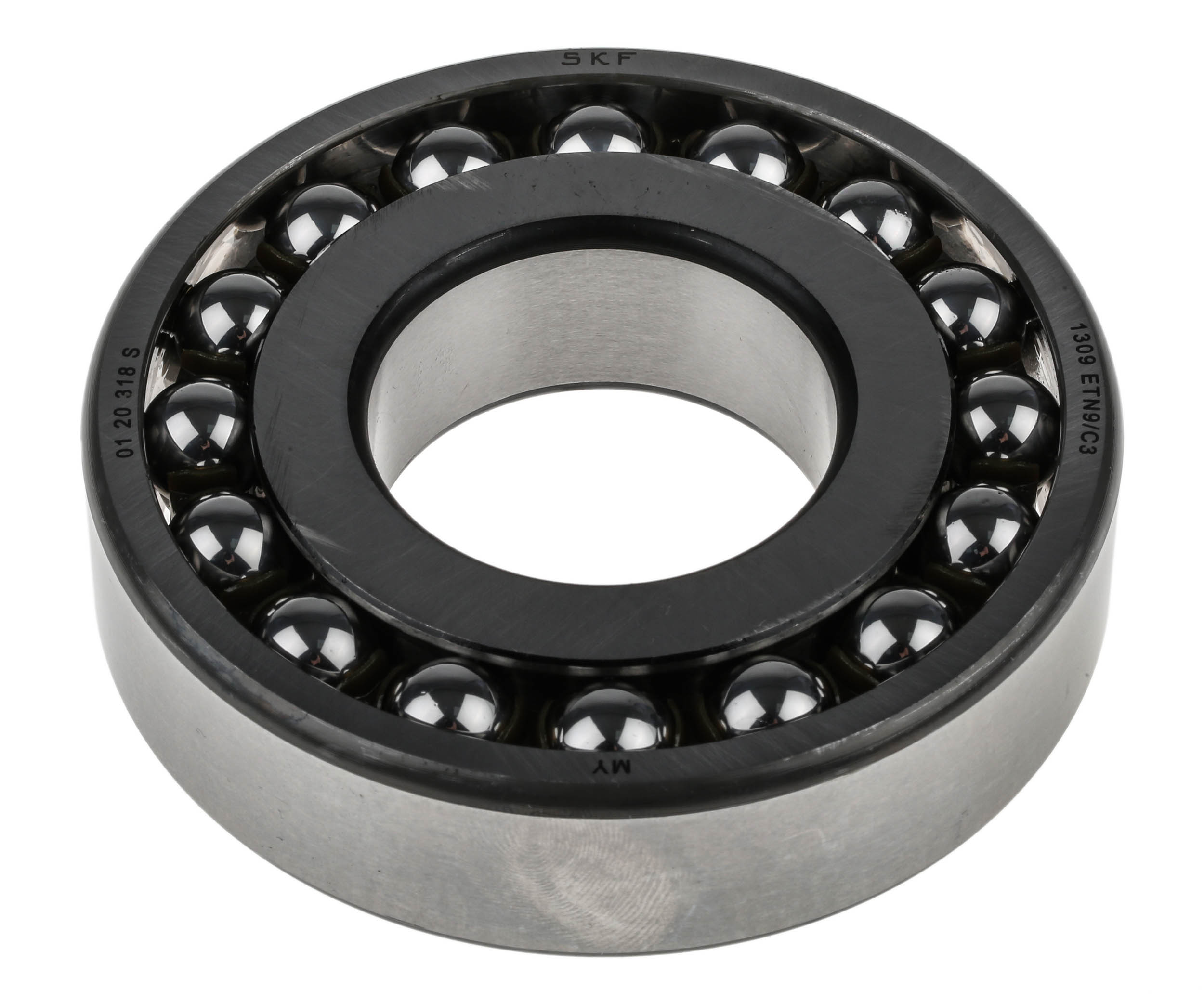 SKF 1309 ETN9/C3 45 mm ID 2 Row Ball Bearing -, 100 mm OD