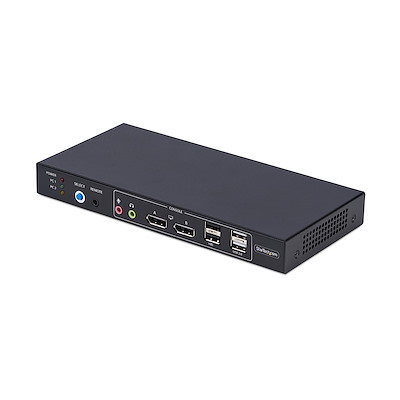 StarTech.com 2 Port USB DisplayPort KVM Switch, USB 3840 x 2160 Maximum Resolution