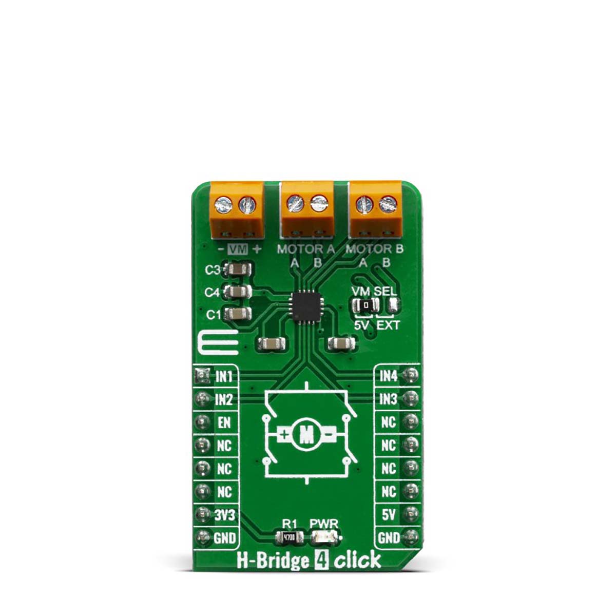 MikroElektronika H-Bridge 4 Click for Mikroe-3887
