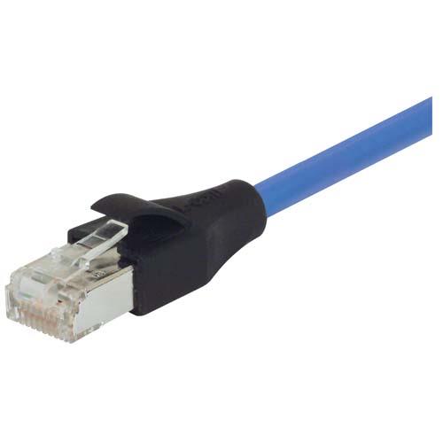 L-ComTRD, 3.05m Cat5e, Blue RJ45 to Male RJ45 Male, Aluminium/Polyester Foil Shielded, Terminated PVC Sheath