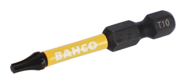 Bahco Screwdriver Bit, T30 Tip, 1/4 in Drive, 50 mm Overall