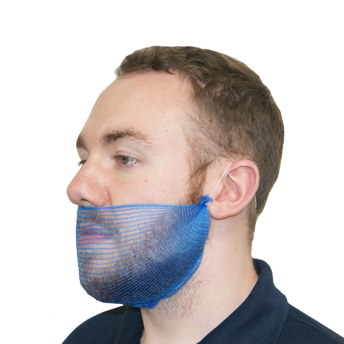 Hairtite Blue, 43 cm Polypropylene, Beard Mask Type