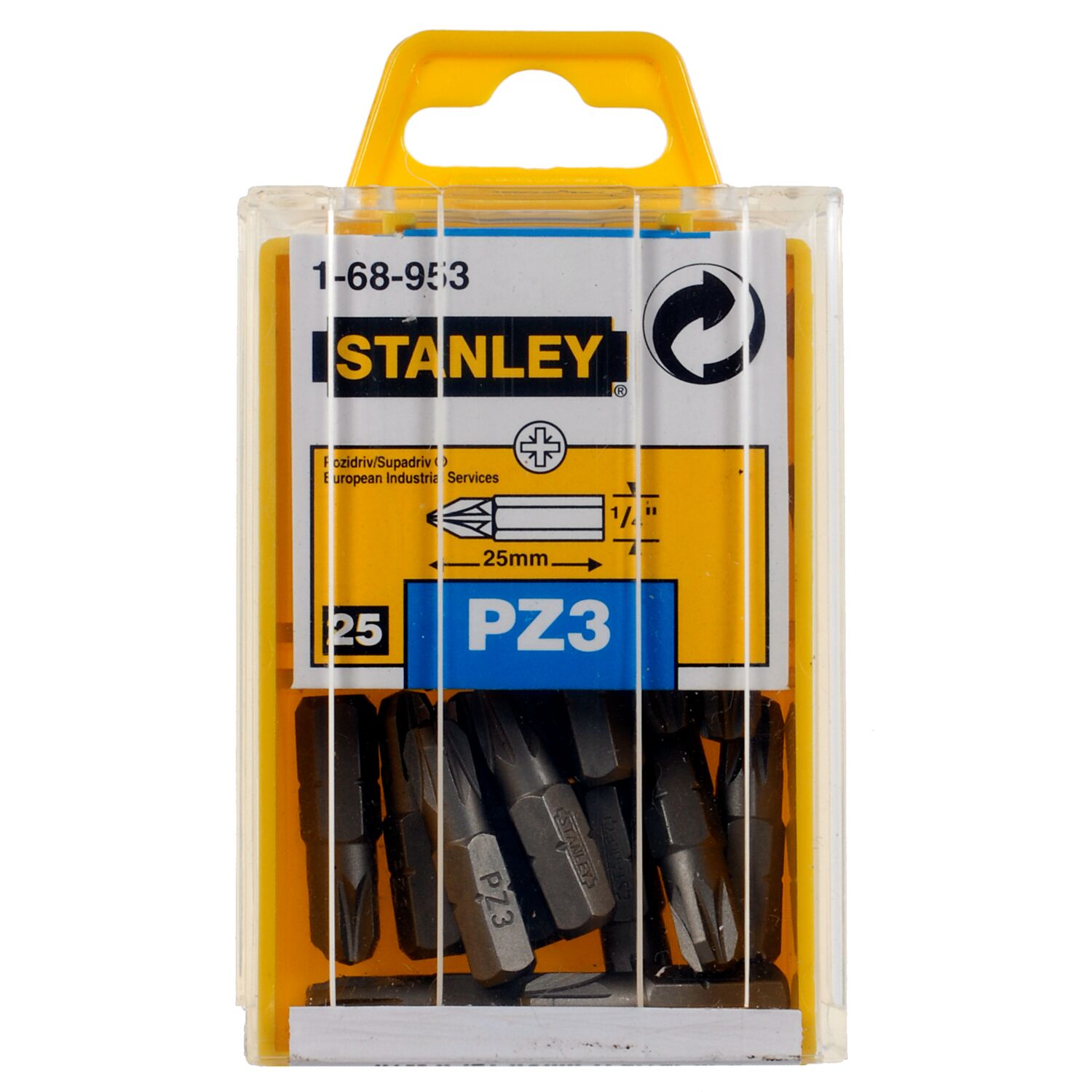 Stanley Bit 25 Pieces, Hexagon