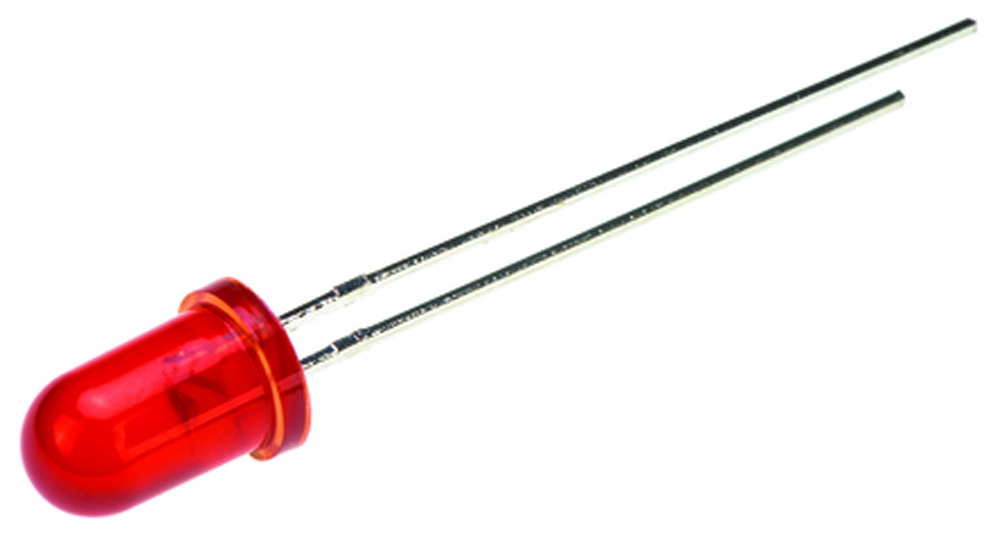 Kingbright2.5 V Red LED 5mm Through Hole, L-1503ID