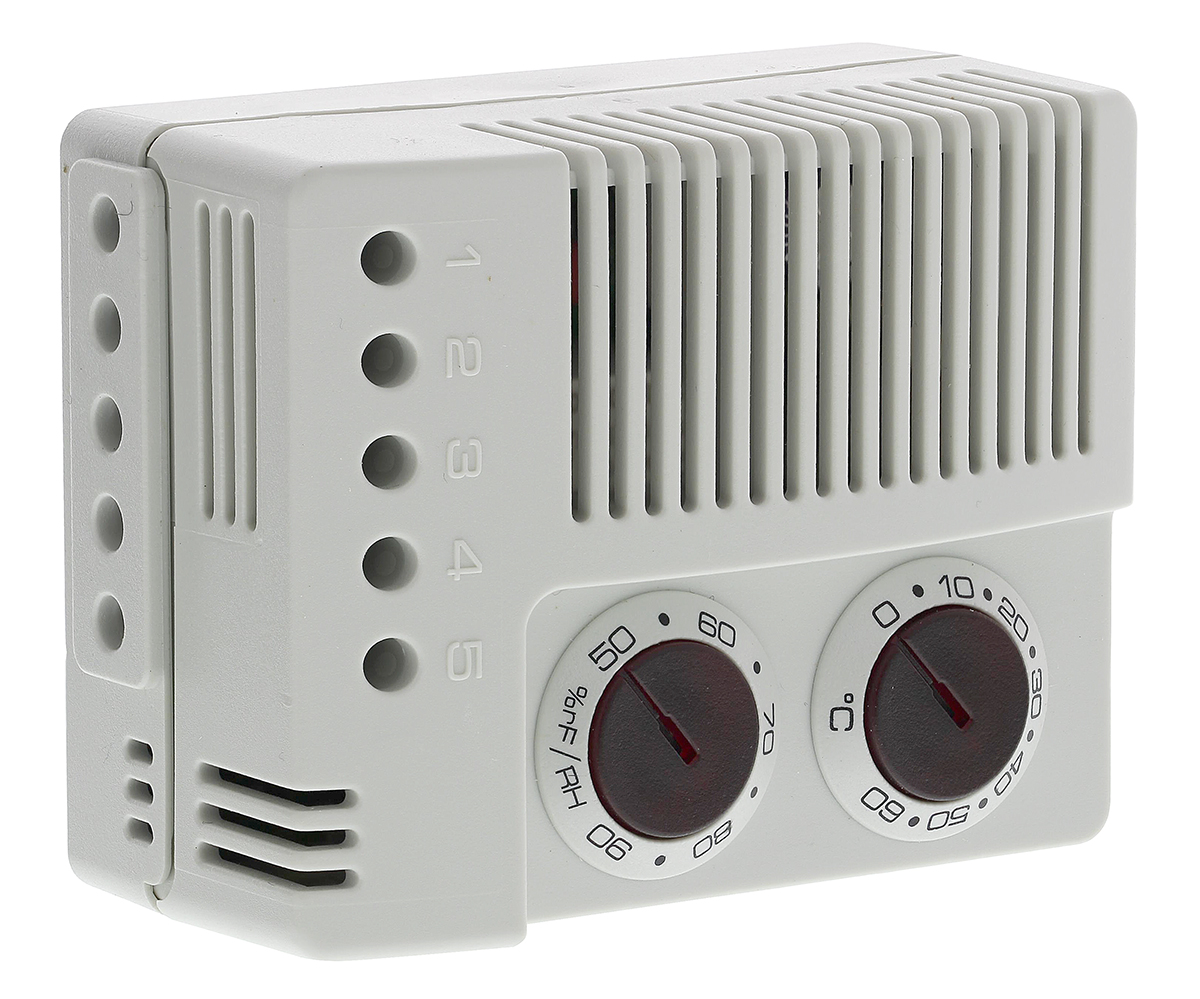 STEGO Hygrostat, 50 → 90%RH, 100 → 240 V ac