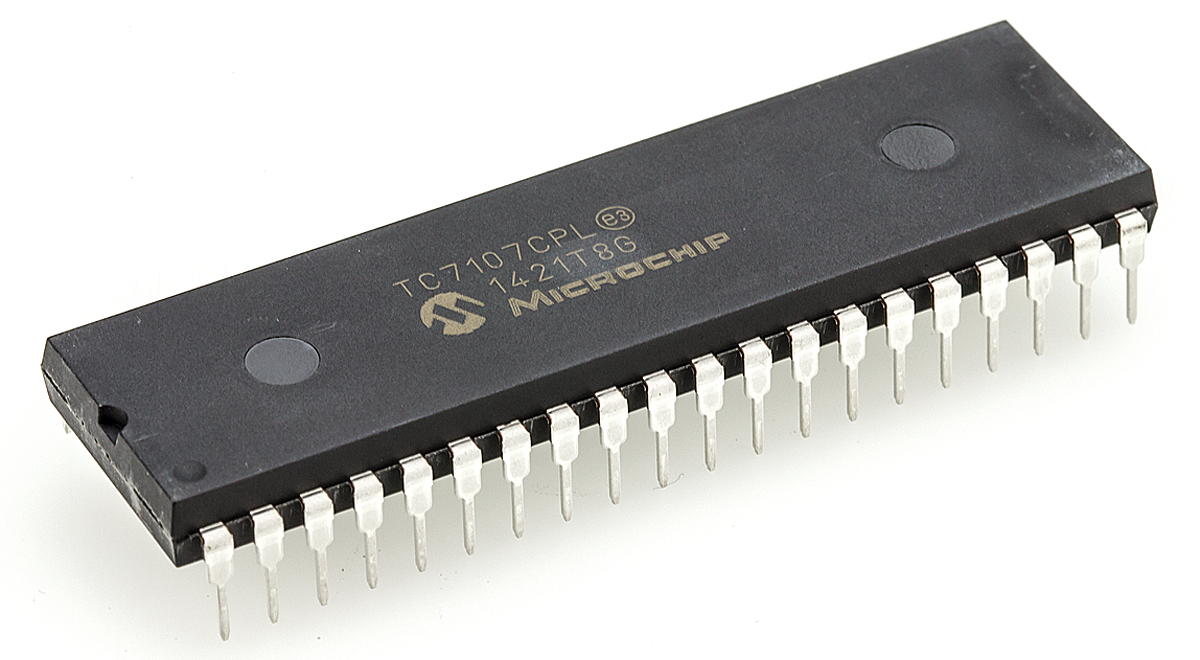 Microchip, 3.5 digit- ADC, 40-Pin PDIP