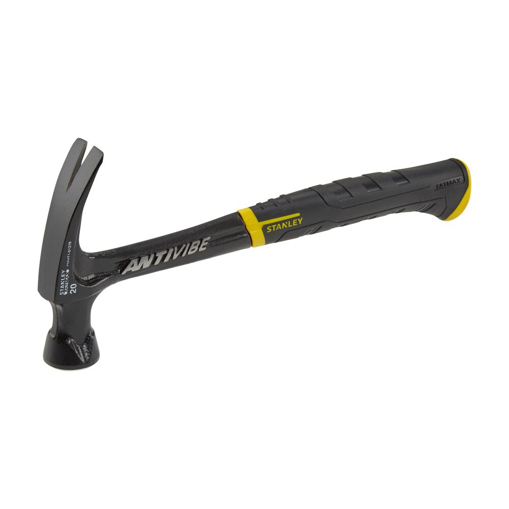 Stanley Steel Claw Hammer with Rubber Handle, 700g