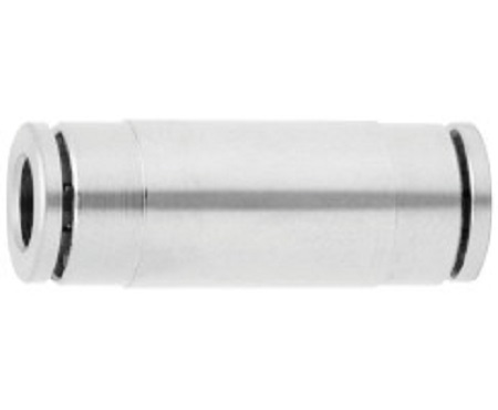 Norgren PNEUFIT 10 Series Straight Tube-to-Tube Adaptor, Push In 12 mm to Push In 12 mm, Tube-to-Tube Connection Style