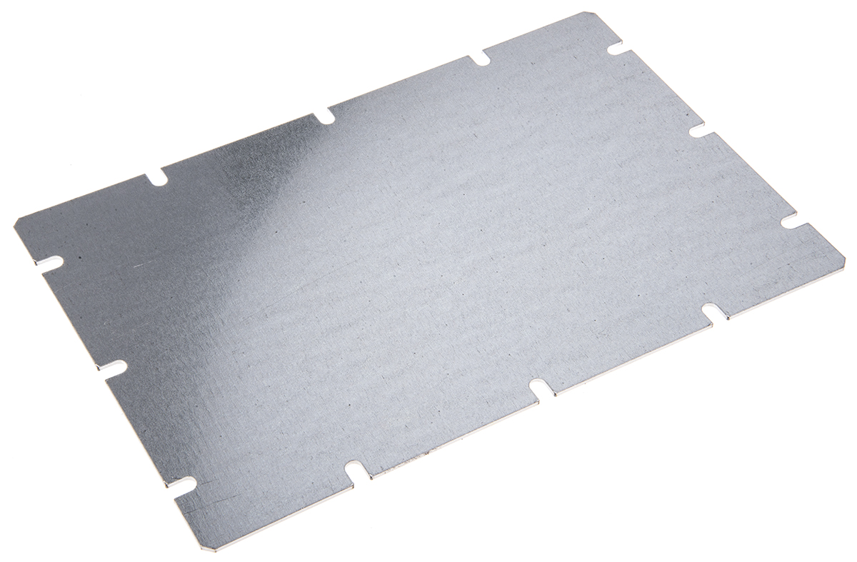 Fibox Steel Mounting Plate, 1.5mm H, 148mm W, 223mm L for Use with MNX Series