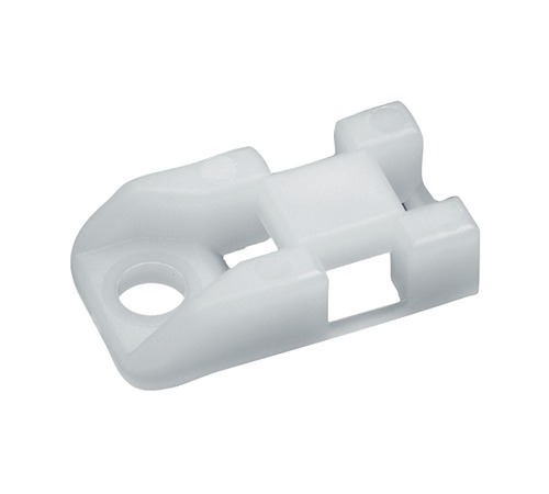 Thomas & Betts Natural Cable Tie Mount 10.1 mm x 22.5mm, 4.8mm Max. Cable Tie Width