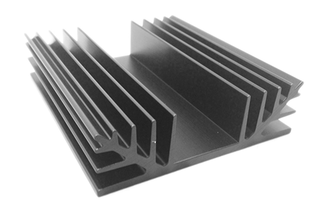 RS PRO Heatsink, Universal Rectangular Alu, 1.9°C/W, 75 x 88 x 25mm