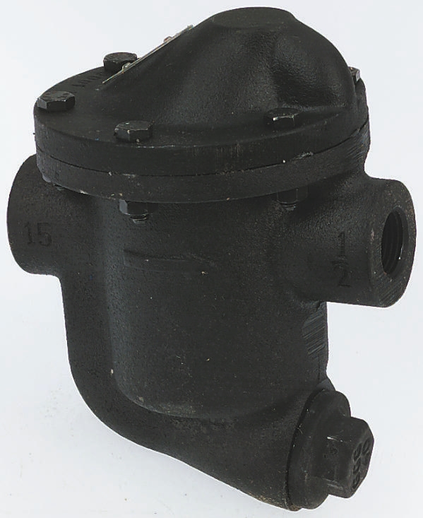Spirax Sarco 10 bar Iron Inverted Bucket Steam Trap, 1/2 in BSP Female
