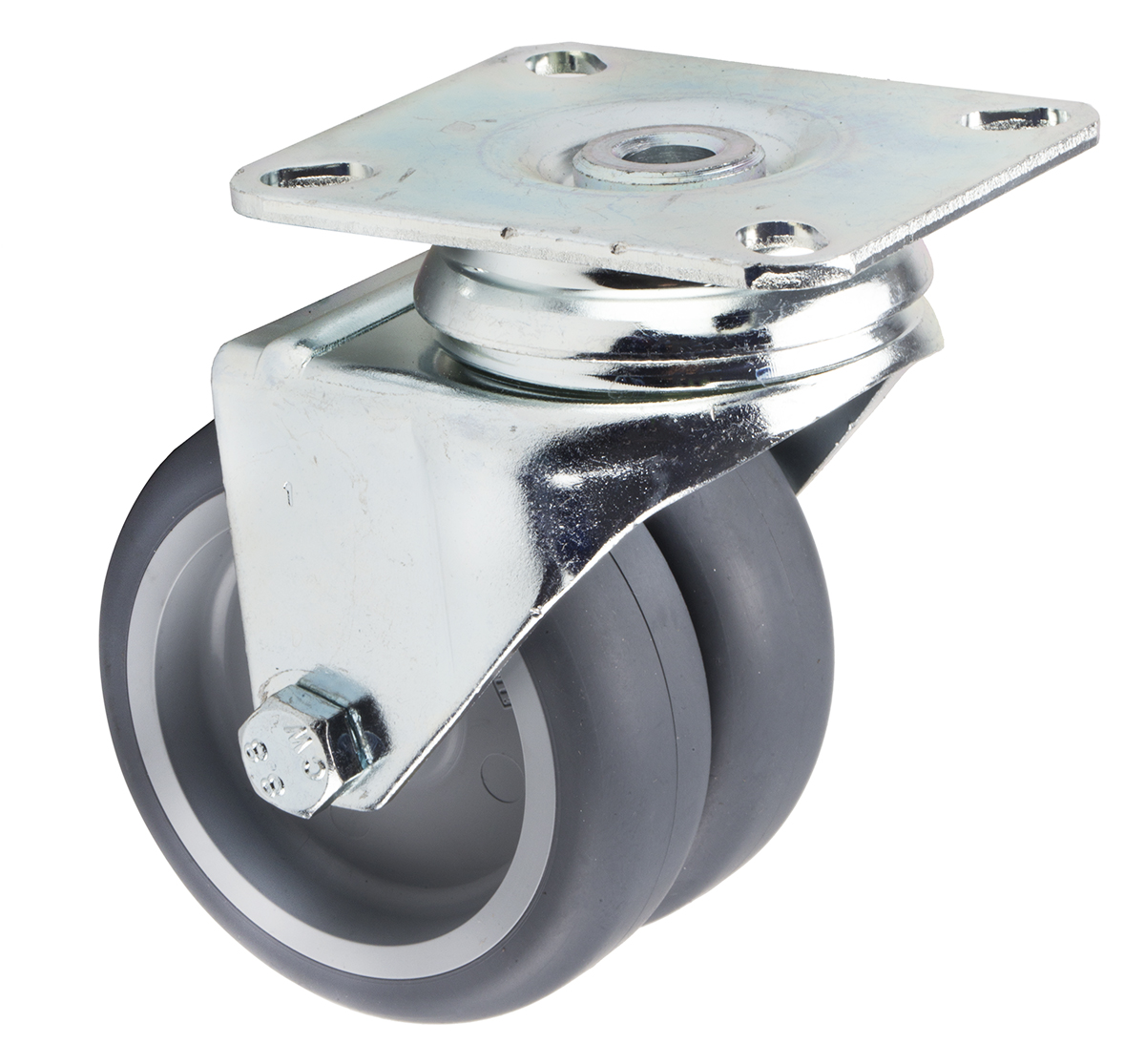 Tente Swivel Castor Wheel, 80kg Capacity, 75mm Wheel