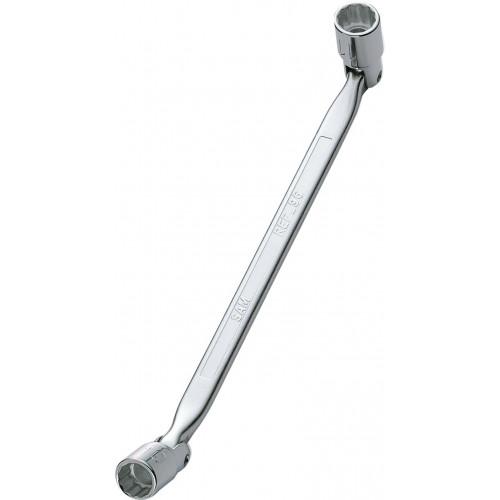 SAM 96-12X13 12 mm, 13 mm Bi-Hex Socket Wrench, 256 mm Overall