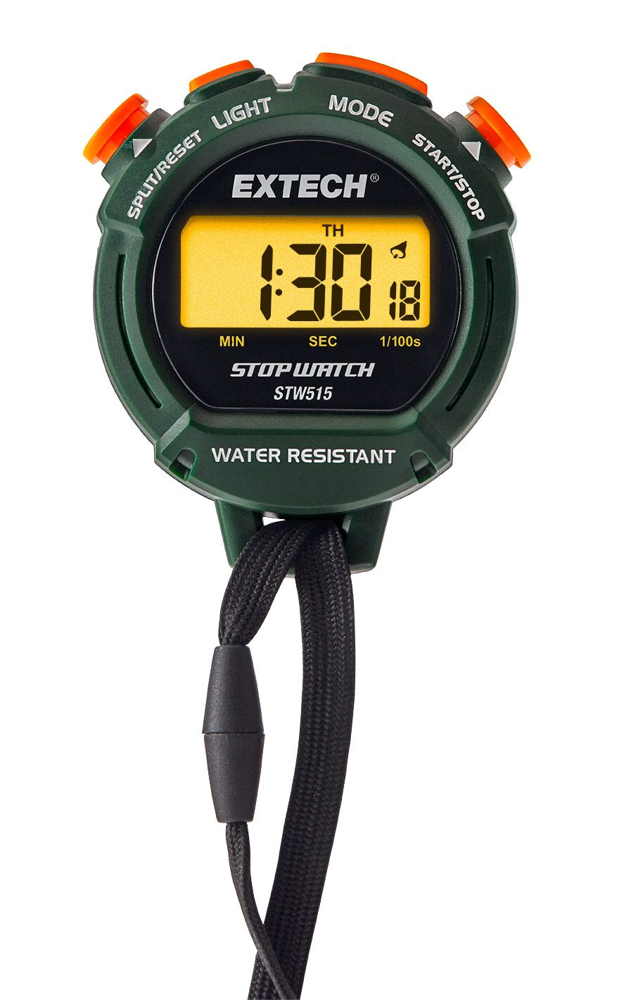 Extech Green Digital Pocket Stopwatch 23h 59 min 59.99s