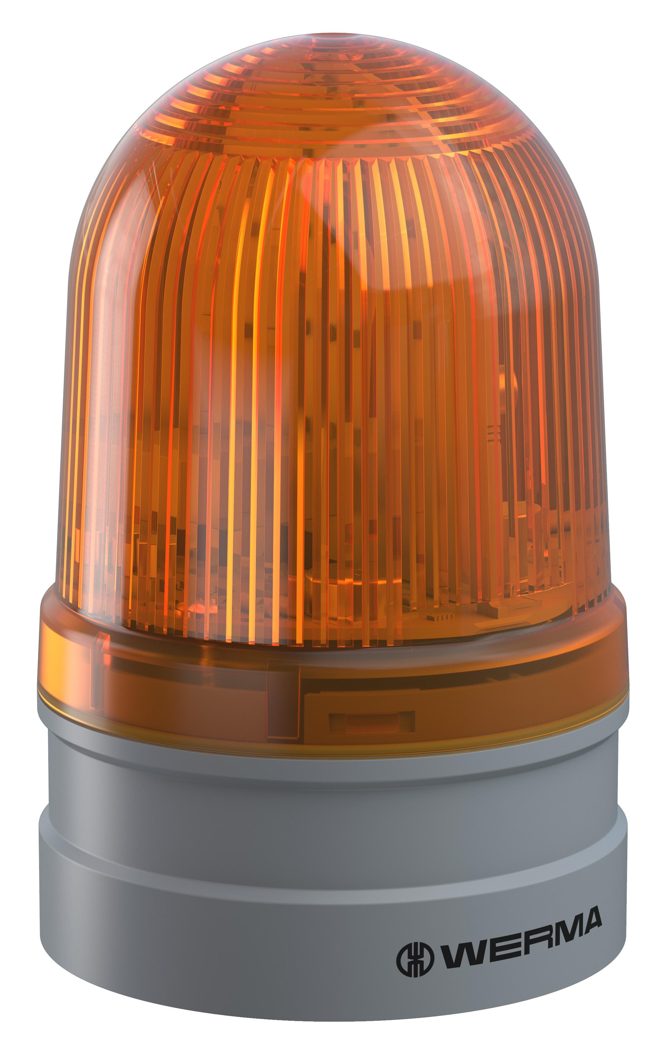 Werma 261 Series Yellow Rotating Light Module, 115 → 230 V, Multiple, Xenon Bulb, IP66