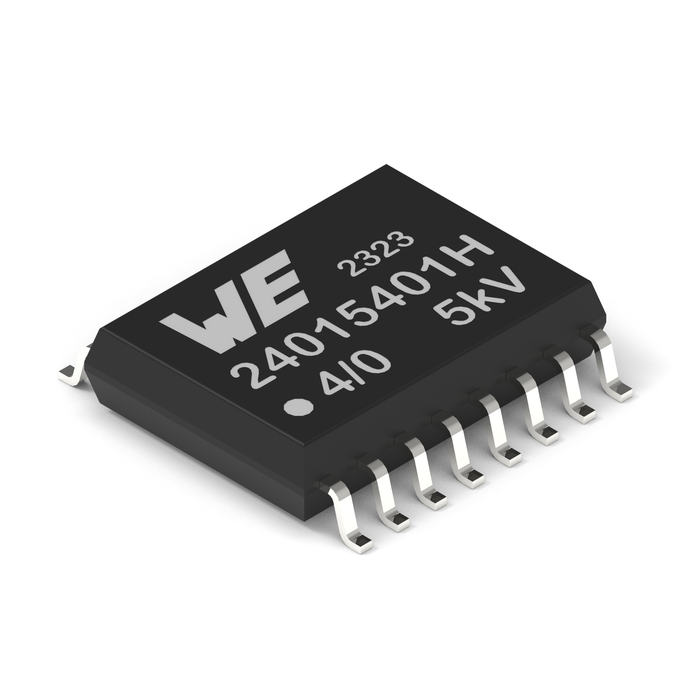 18024015401H Wurth Elektronik, 4-Channel Digital Isolator 100Mbps, 5 KV, 16-Pin SOIC