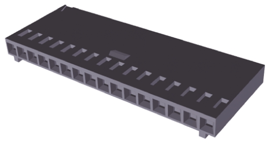 TE Connectivity, AMPMODU MOD IV Female Connector Housing, 2.54mm Pitch, 16 Way, 1 Row