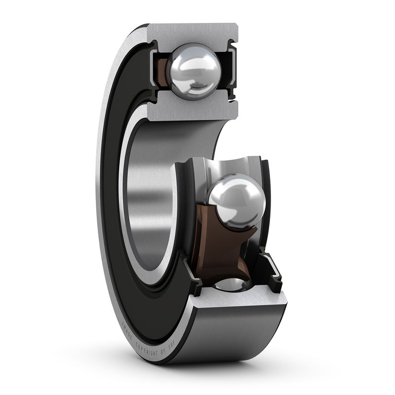 SKF 6005-2RSLTN9/C3VT162 1 Row Ball Bearing - 25 mm ID, 47 mm OD