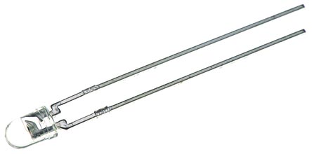 Kingbright2.5 V Green LED 3mm Through Hole, L-132XPGC