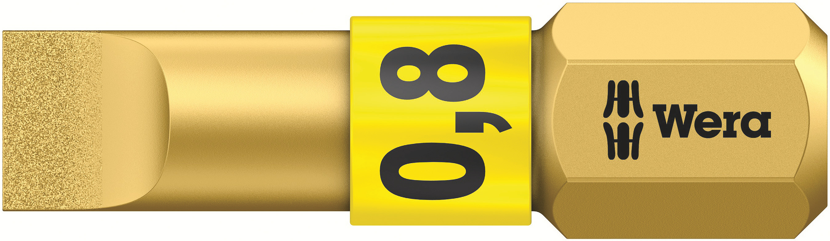 Wera Slotted Screwdriver Bit, SL5.5 Tip