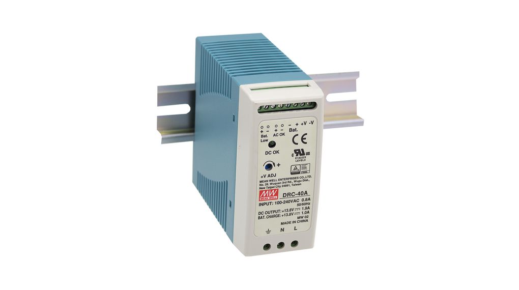 MEAN WELL 264V ac Input Battery Charger (40W)