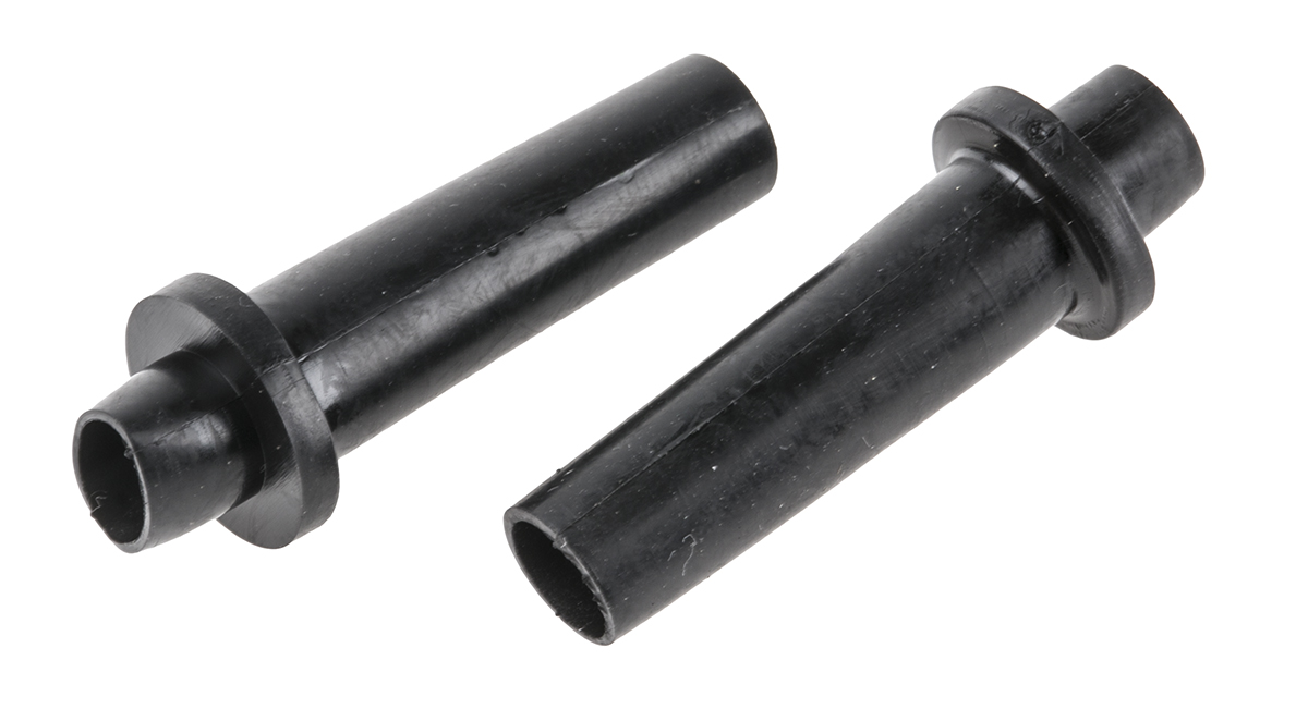 HellermannTyton HV Black PVC 8.8mm Cable Grommet for Maximum of 6.5mm Cable Dia. 632-02090 HV2209-PVC-FR-BK