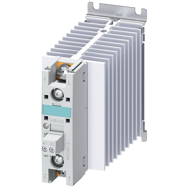 Siemens 3RF2 3RF23 Contactor, 110 - 230 V Coil, 1-Pole, 30 A, 1NO, 600 V