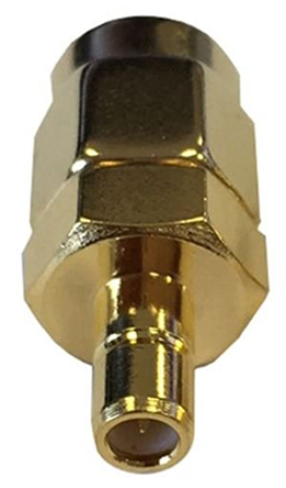RF Solutions Straight 50Ω RF Adapter SMB Plug to SMA Plug