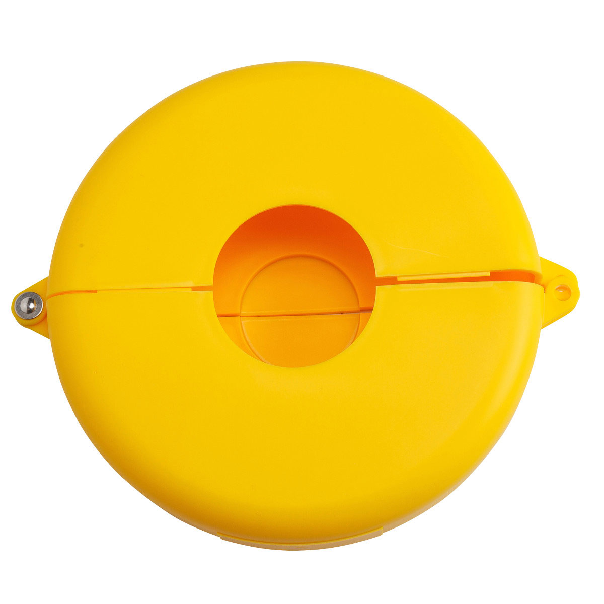 Brady Yellow 1-Lock Polypropylene Gate Valve Lockout, 9.53mm Shackle, 254mm Attachment