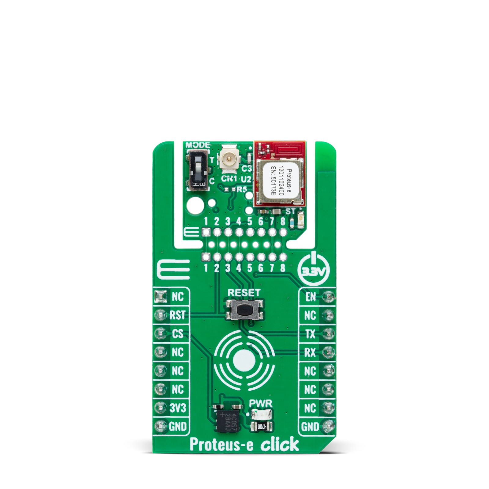 MikroElektronika Proteus-e Click 2612011024000 Radio Module Bluetooth Evaluation Board for Wireless Communication