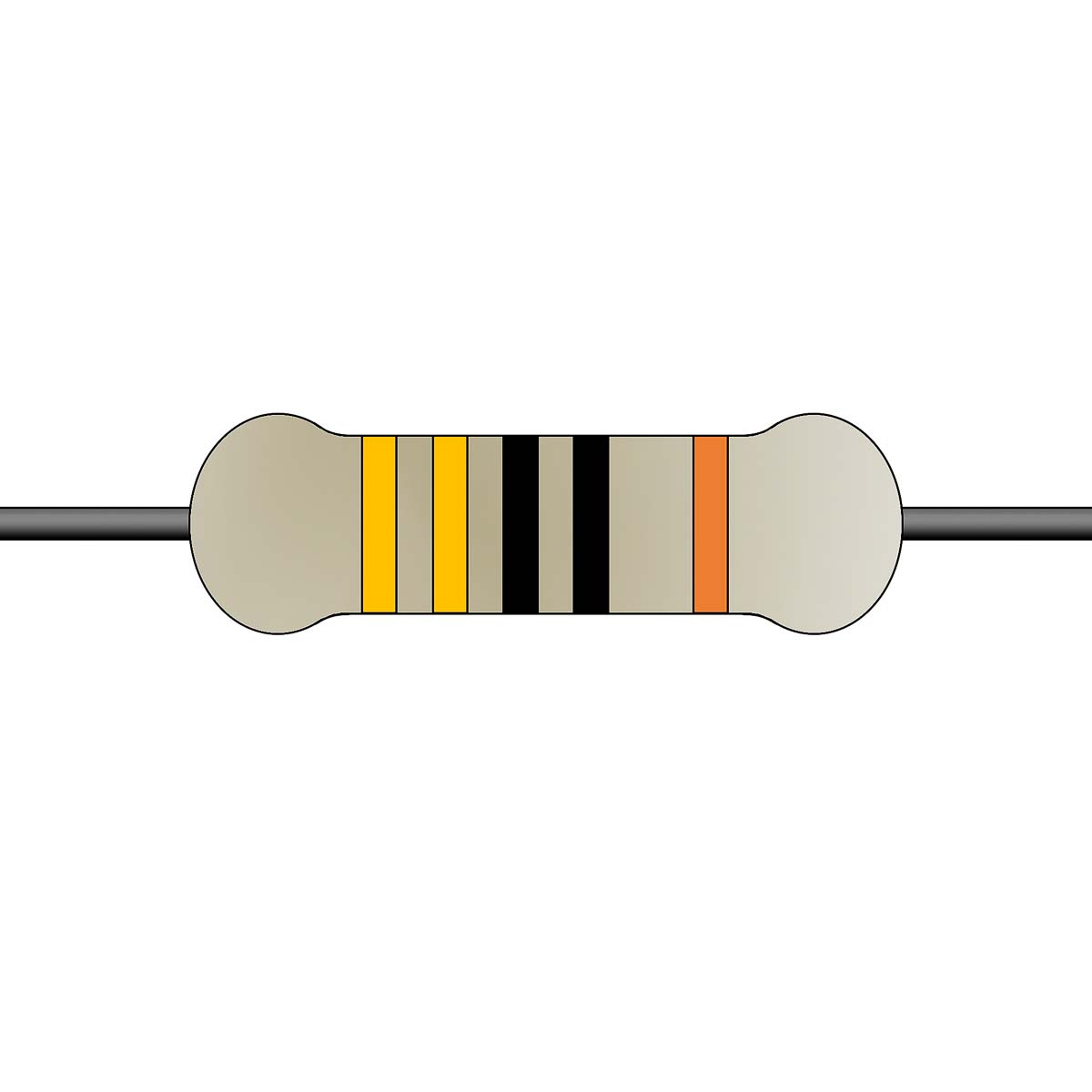 Yageo 330Ω Metal Film Fixed Resistor 0.6W ±1% MF0207FTE52-330R