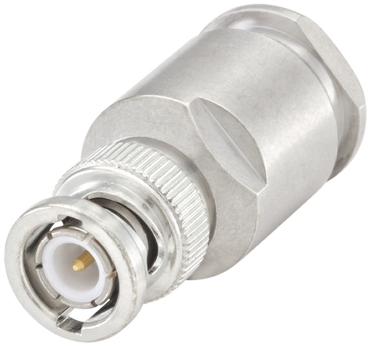 Rosenberger BNC Series, Plug Cable Mount BNC Connector, 50Ω, Clamp Termination, Straight Body