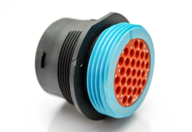 Amphenol Industrial Circular Connector, 31 Contacts, Panel, Standard Connector, Plug, Male, IP67, IP69K, Duramate AHDP