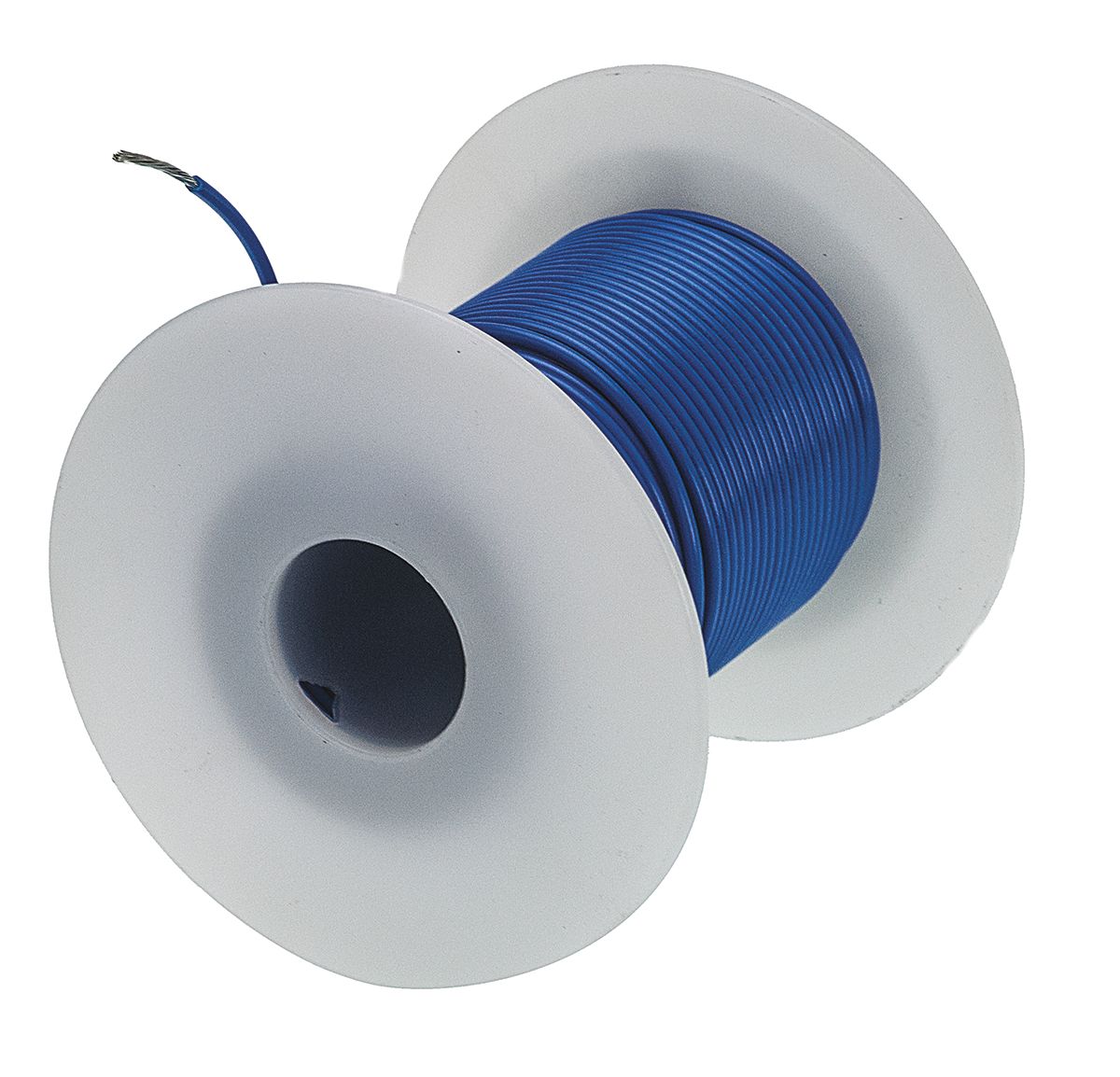 Alpha Wire Blue 0.4 mm² Hook Up Wire, 18 AWG, 16/0.25 mm, 30m, PVC Insulation, 3055 BL005