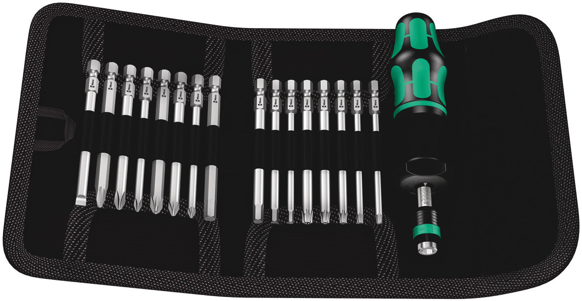 Wera Torque Screwdriver & Bit Set, 1.2 → 3Nm, ±6 % Accuracy