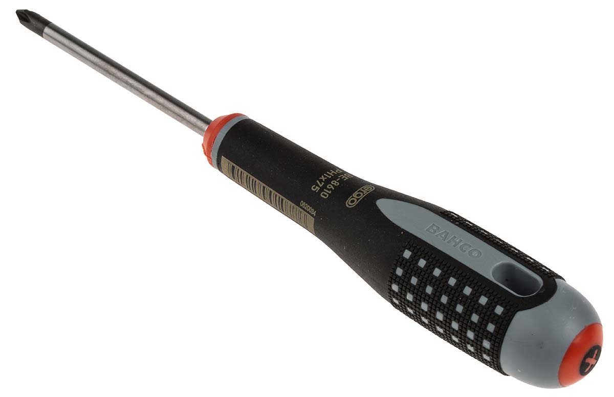 Bahco Phillips  Screwdriver, PH1 Tip, 75 mm Blade, 197 mm Overall