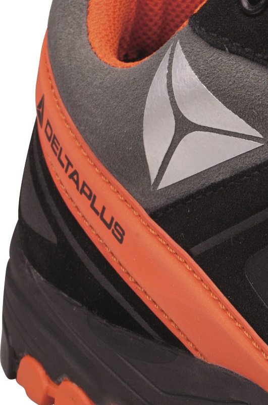 Delta Plus Men's Black, Orange Composite Toe Capped Safety Trainers, UK 12, EU 47