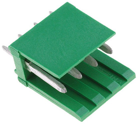 TE Connectivity AMPMODU MOD I Series Straight Through Hole PCB Header, 4 Contact(s), 3.96 mm Pitch, 1 Row, Shrouded