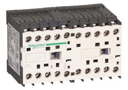 Schneider Electric LP2K Series Contactor, 24 V dc Coil, 3-Pole, 6 A, 3 kW, 3NO, 690 V ac