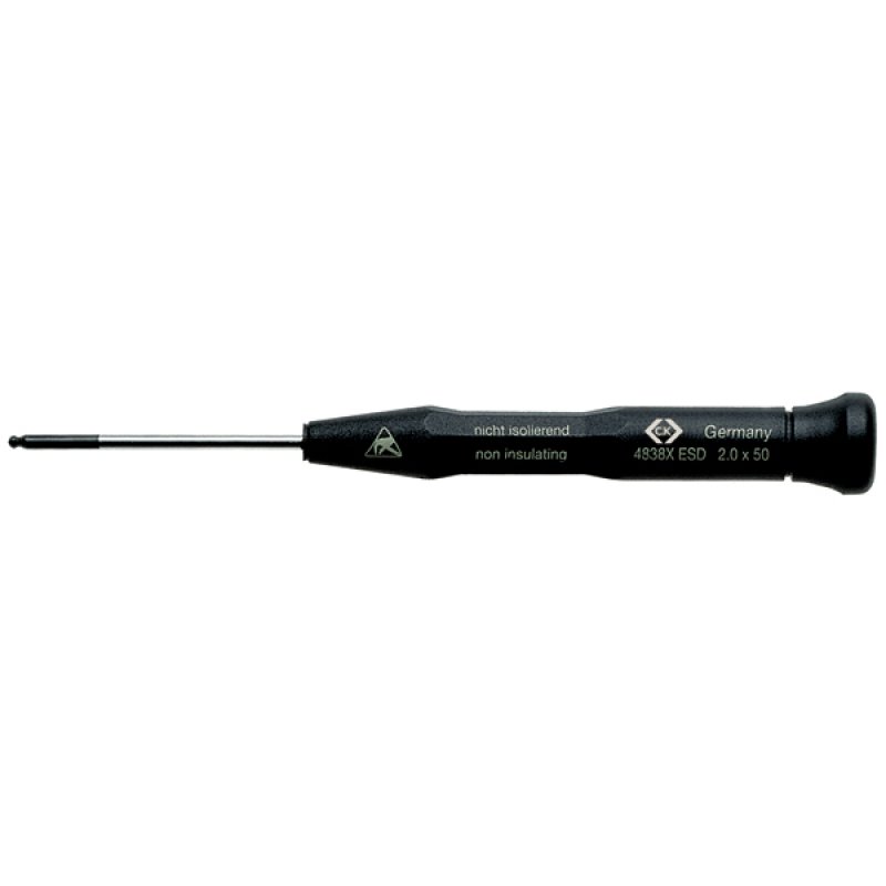 CK Hexagon  Screwdriver, 2 mm Tip, 50 mm Blade, 147 mm Overall