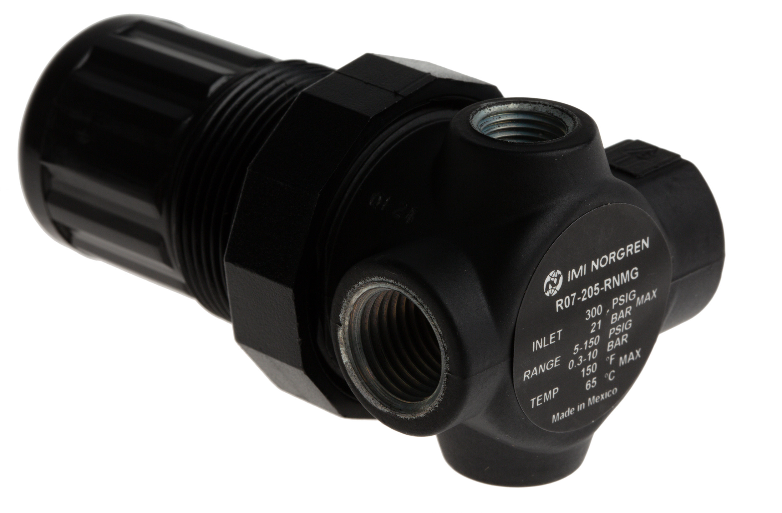 Norgren G 1/4 Pneumatic Regulator - 0.3bar to 10bar, 1/4 in, 20bar max. input