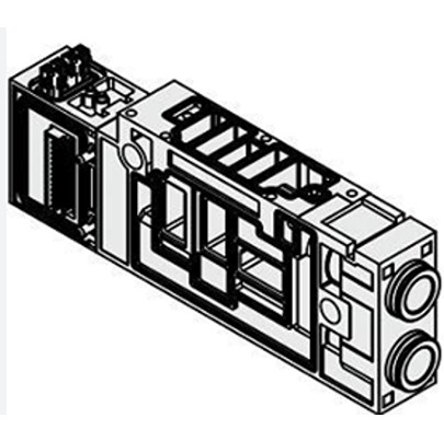 SMC VVQC4000 Manifold Block, VVQC4000-1A-D-C10