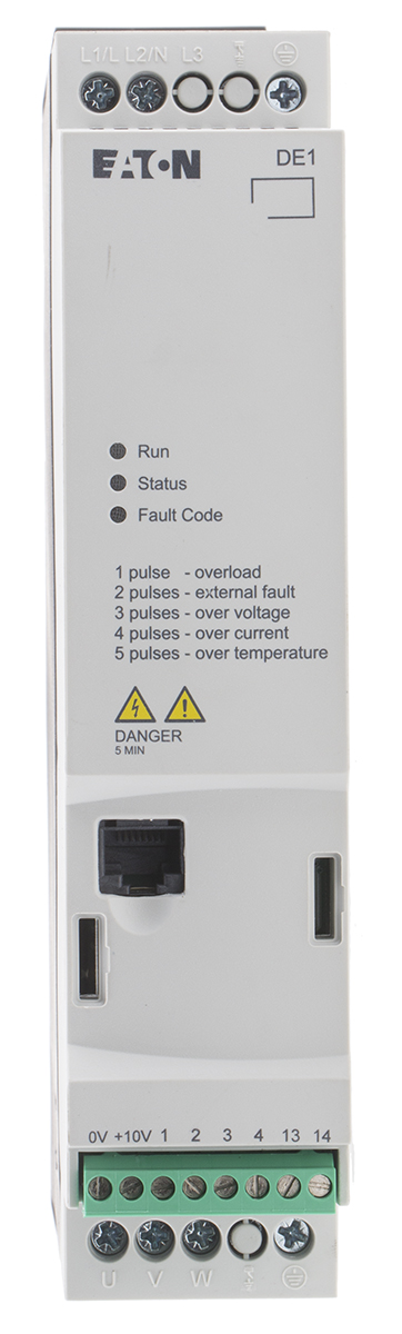 Eaton Variable Speed Starter, 0.75 kW, 1 Phase, 230 V ac, 4.3 A