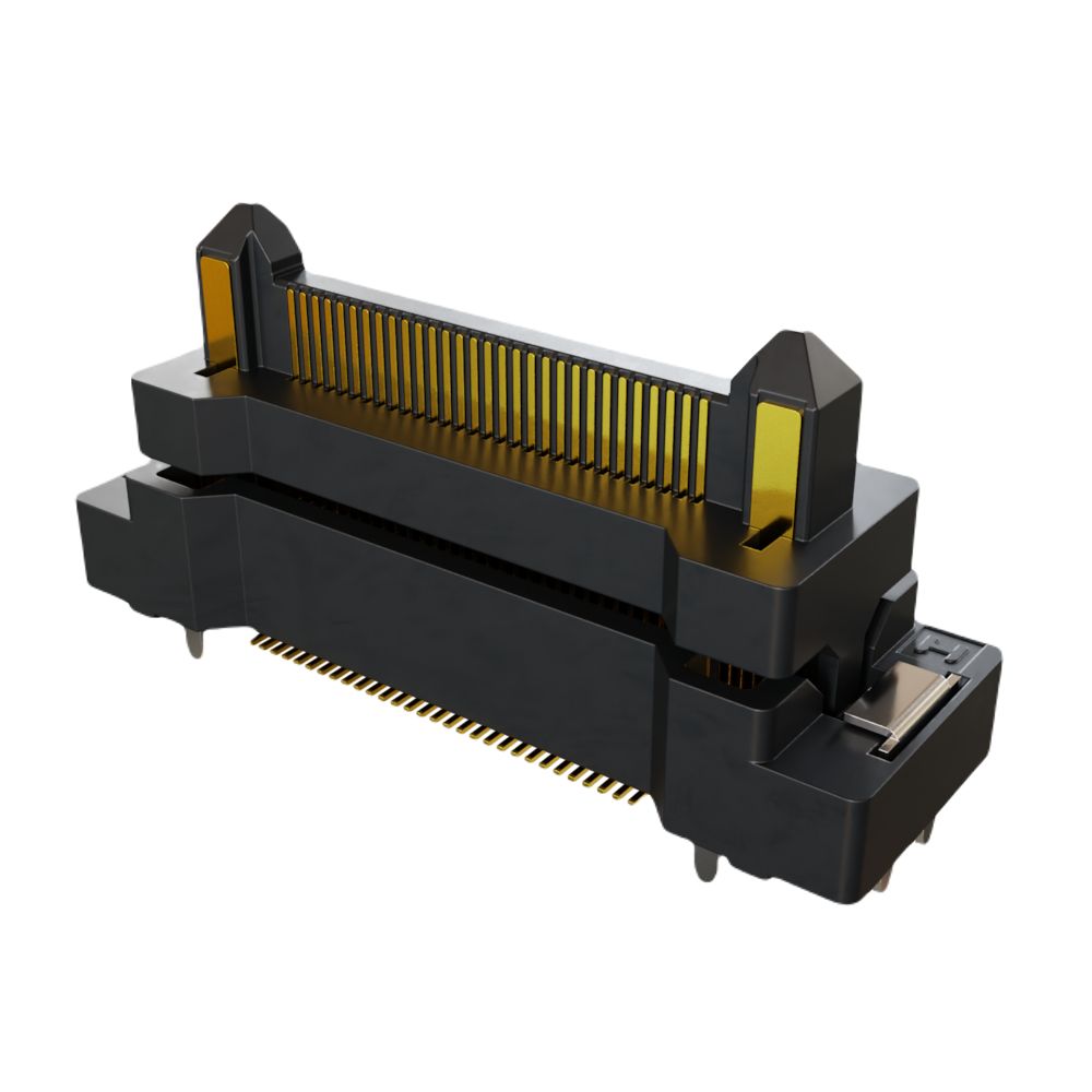 HARWIN FLECTO Series Vertical Surface PCB Header, 60 Contact(s), 0.5 mm Pitch, 2 Row, Shrouded