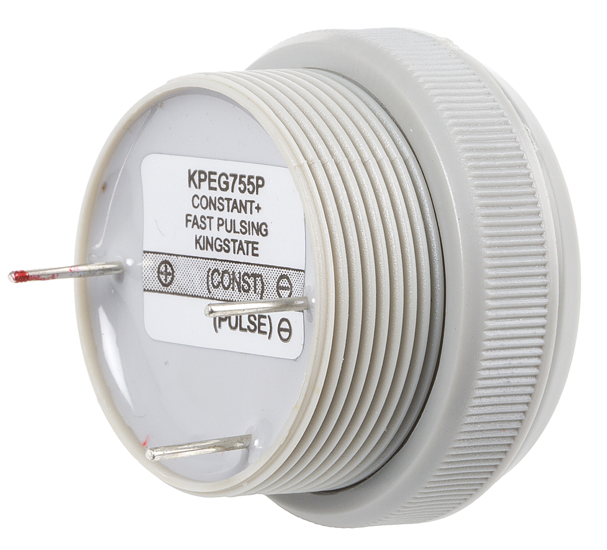 RS PRO 92dB Panel Mount Continuous, Fast Pulse Internal Piezo Buzzer, 35.5 (Dia.) x 23.5mm, 6V dc Min, 28V dc Max