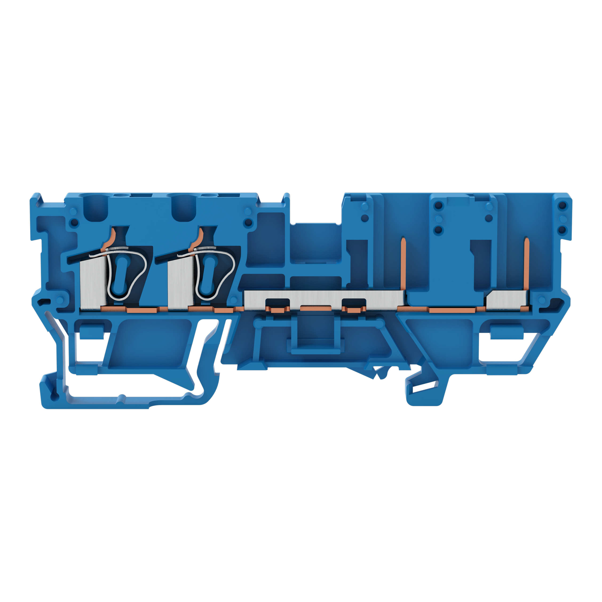WAGO 769-171-1 769 Series Grey, 4mm², 2-Level, Cage Clamp Termination