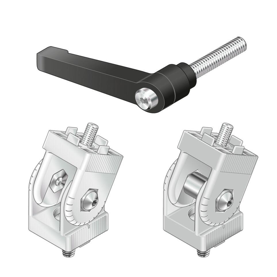 Bosch Rexroth Universal Joint 3842543402, Double, Plain, Bore 10mm, 40 x 40mm Length