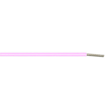 TE Connectivity 44A Series Pink 0.5 mm² Hook Up Wire, 20 AWG, 19/32 AWG, 100m, Polyalkene Insulation, 44A0111-20-2L