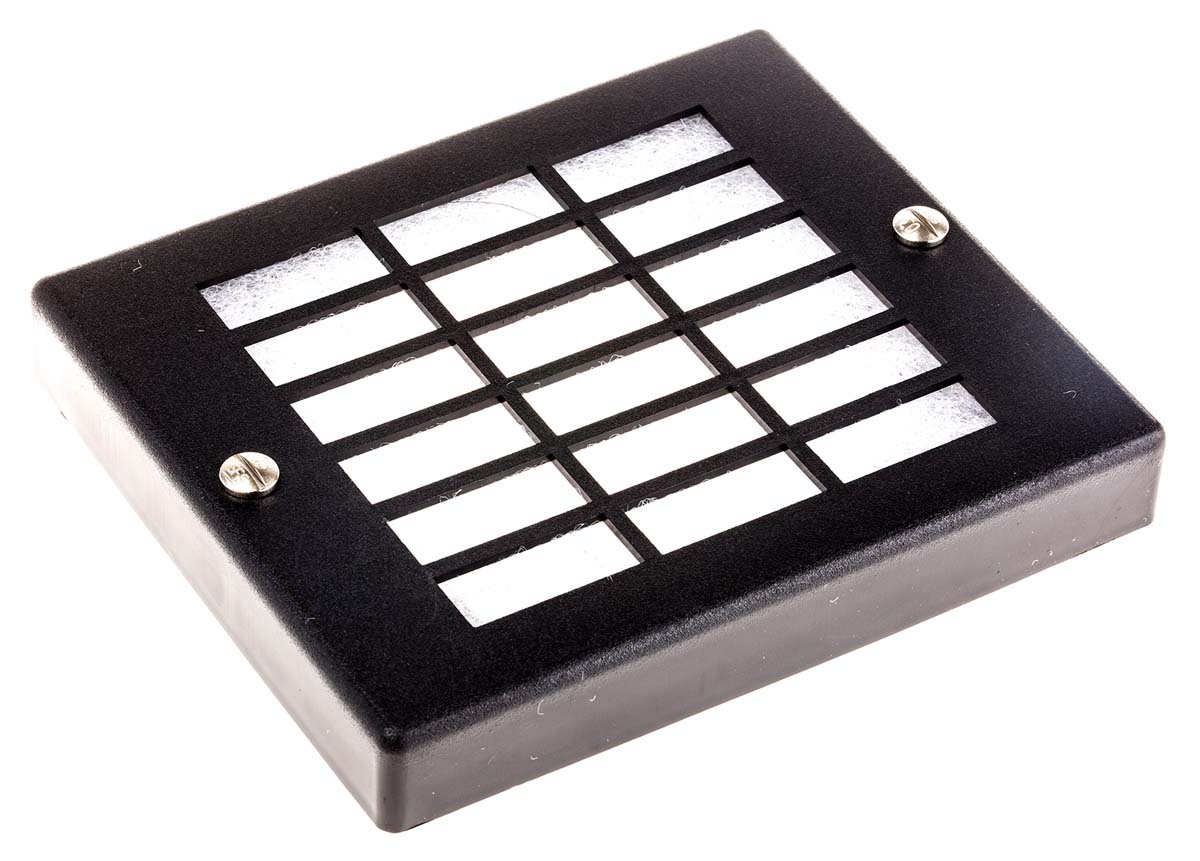 ebm-papst Fan Filter for 80mm Fans, PC, Synthetic Fibre Filter, Steel Frame, 125 x 105mm